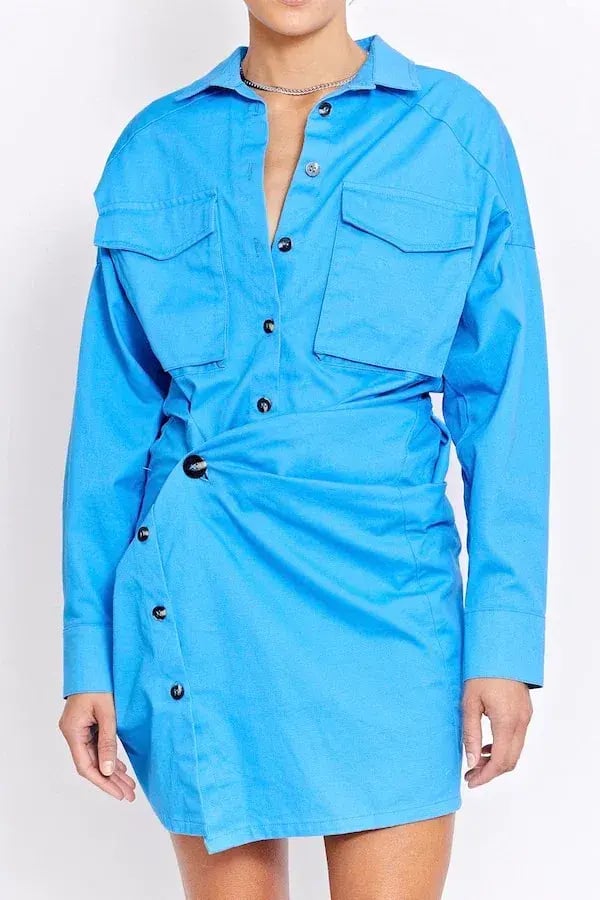 Pfeiffer Forbes Dress Blue Size M/AU 10 photo 3