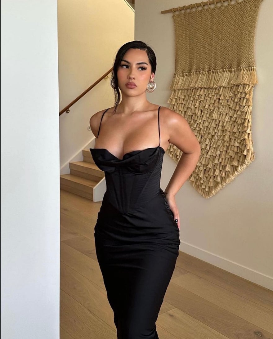 House of CB Charmaine Gown - Black photo 2