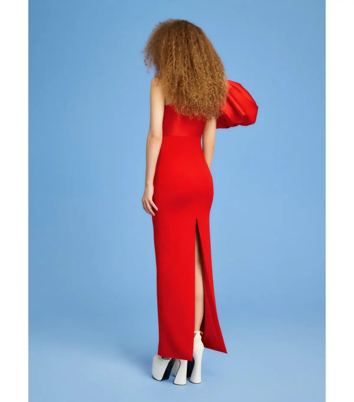 Solace London Karli Maxi Dress Red Size AU 10 photo 3