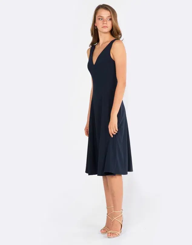 Amelius Magnet Midi Dress Navy Size 10 photo 2