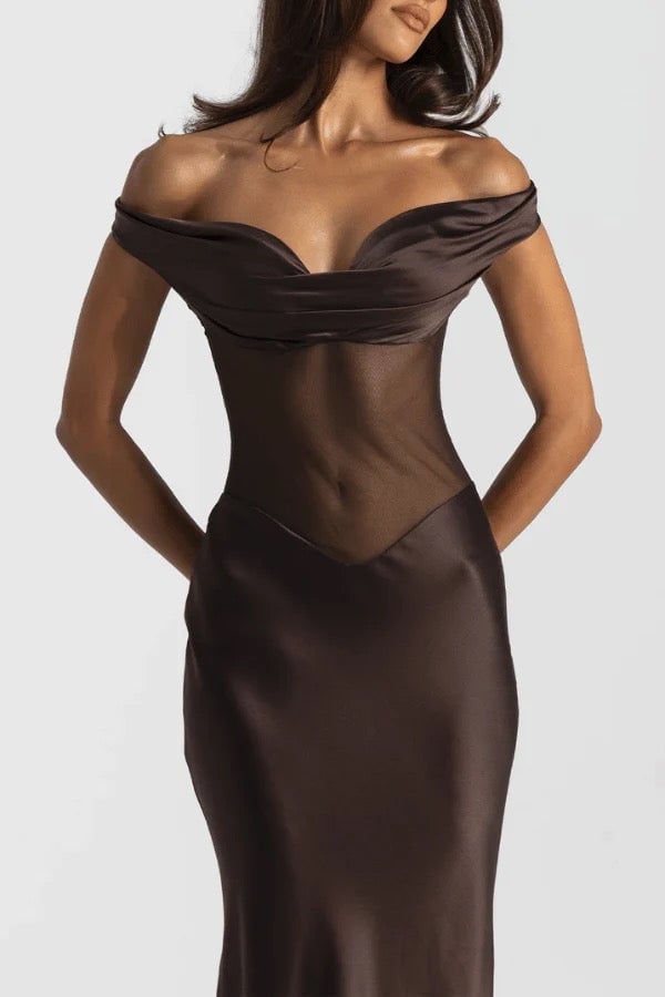 Natalie Rolt Gwyneth Gown - Espresso photo 4