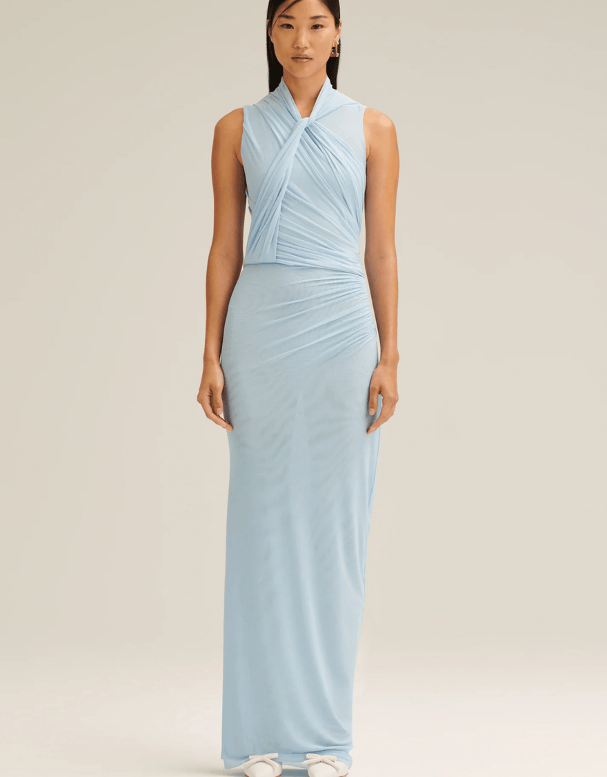 Scanlan Theodore Mesh Drape Top & Skirt photo 3