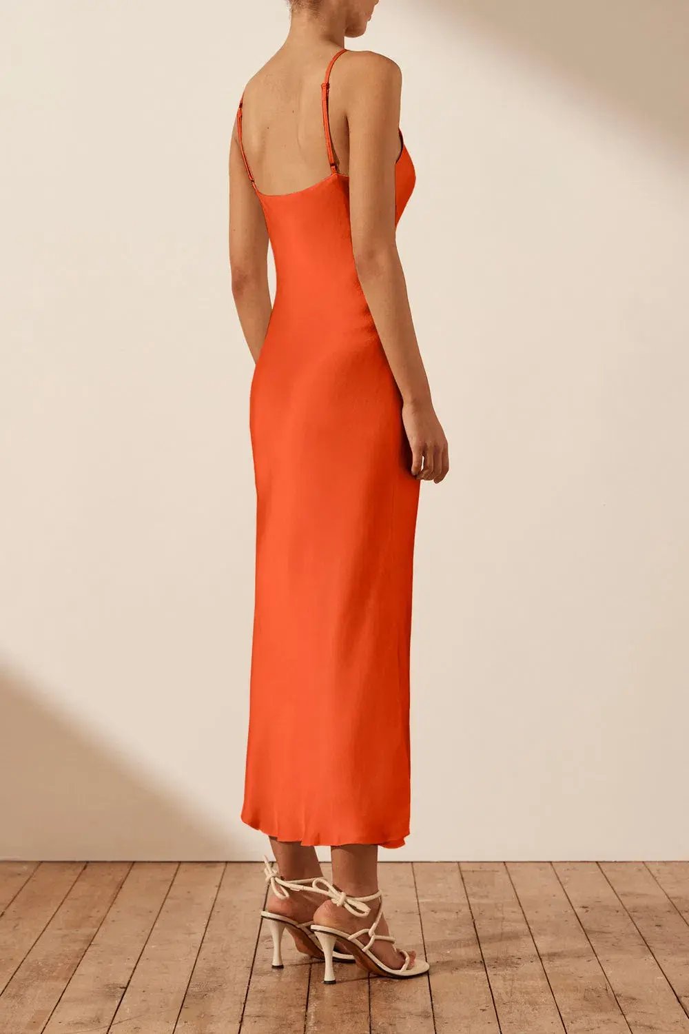 Shona Joy Milo Cut Out Slit Midi Dress Hibiscus Size 4 / XXS photo 3