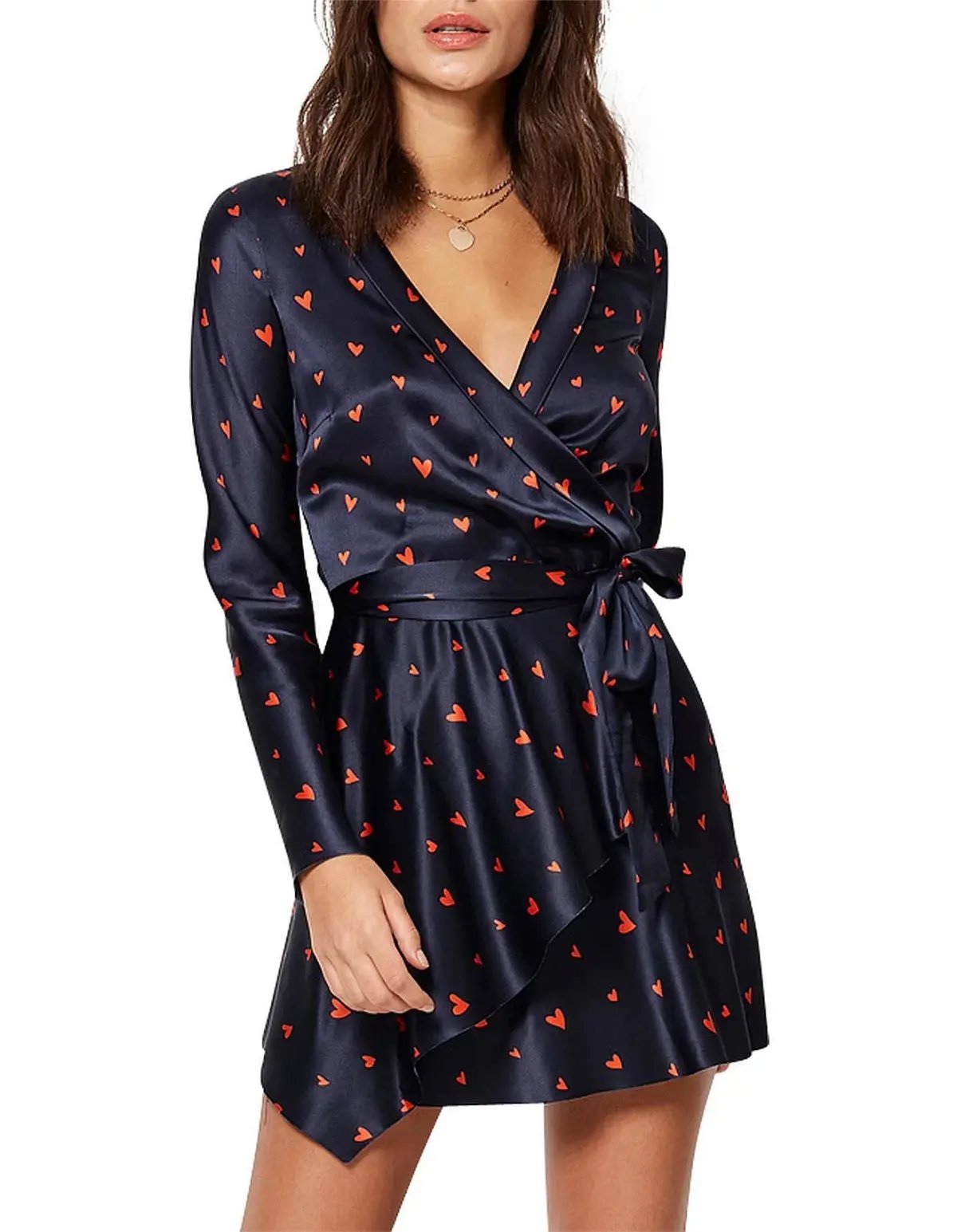 Bec & Bridge Love Spell Mini Dress Navy Red Size 10 photo 3