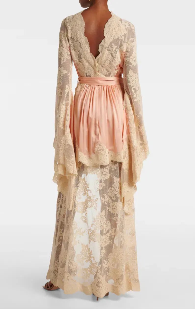 Zimmermann HYPNOTIC SATIN DRAPE DRESS, Size 0P/ AU 6 photo 3