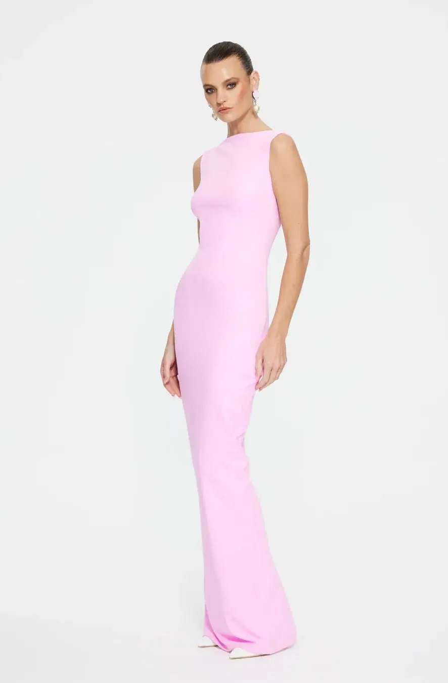 Effie Kats Verona Gown - taffy pink size 8 photo 3