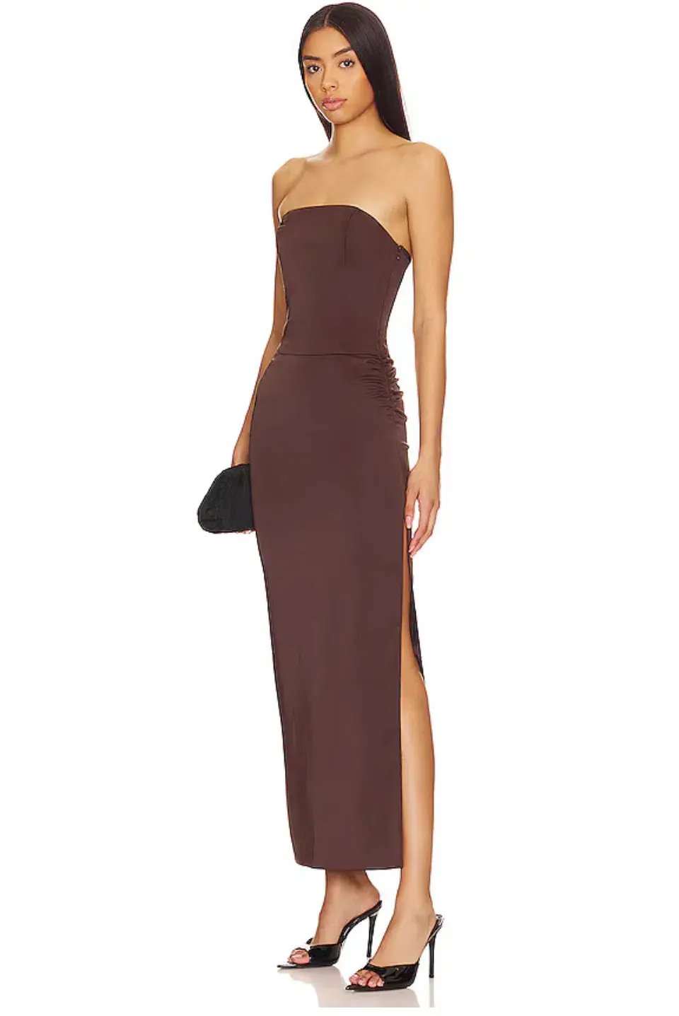 Bec & Bridge Jones Strapless Maxi Dress Cocoa Size 6 photo 2