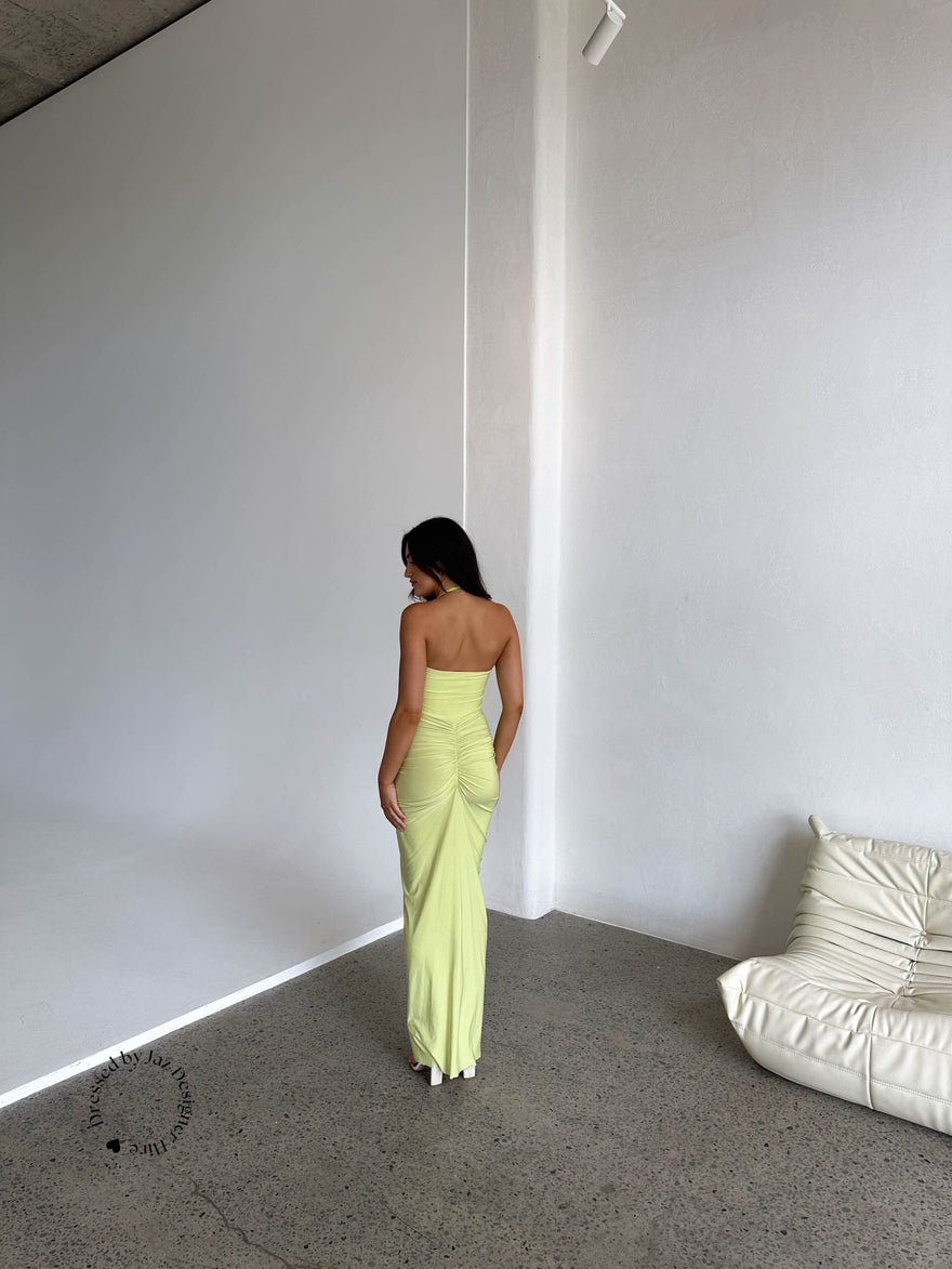 Natalie Rolt Shontae Gown - Citron photo 3