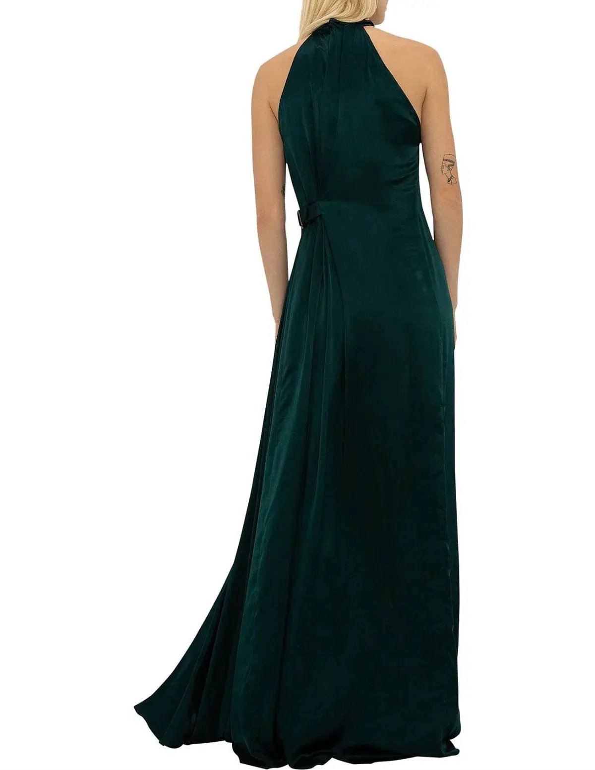 Bianca Spender Isabella Silk Gown Green Size 10 photo 3