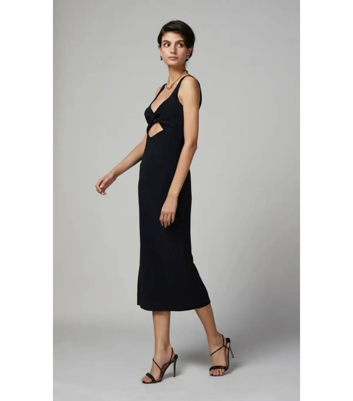 Bec & Bridge Joelle Midi Dress in Black Size AU 10 photo 2