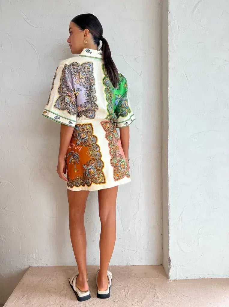 Alemais Trippy Troppo Mini Dress Multi Size AU 10 photo 2