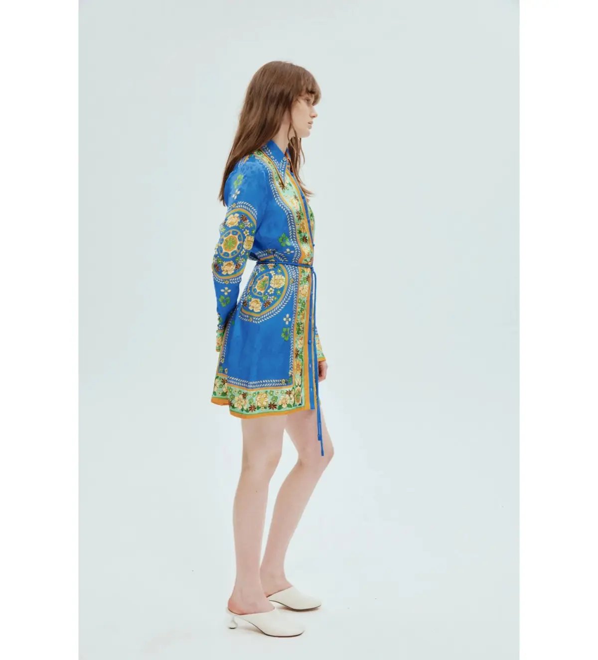 Alemais Linda Mini Dress Multi Floral Size 16 photo 2