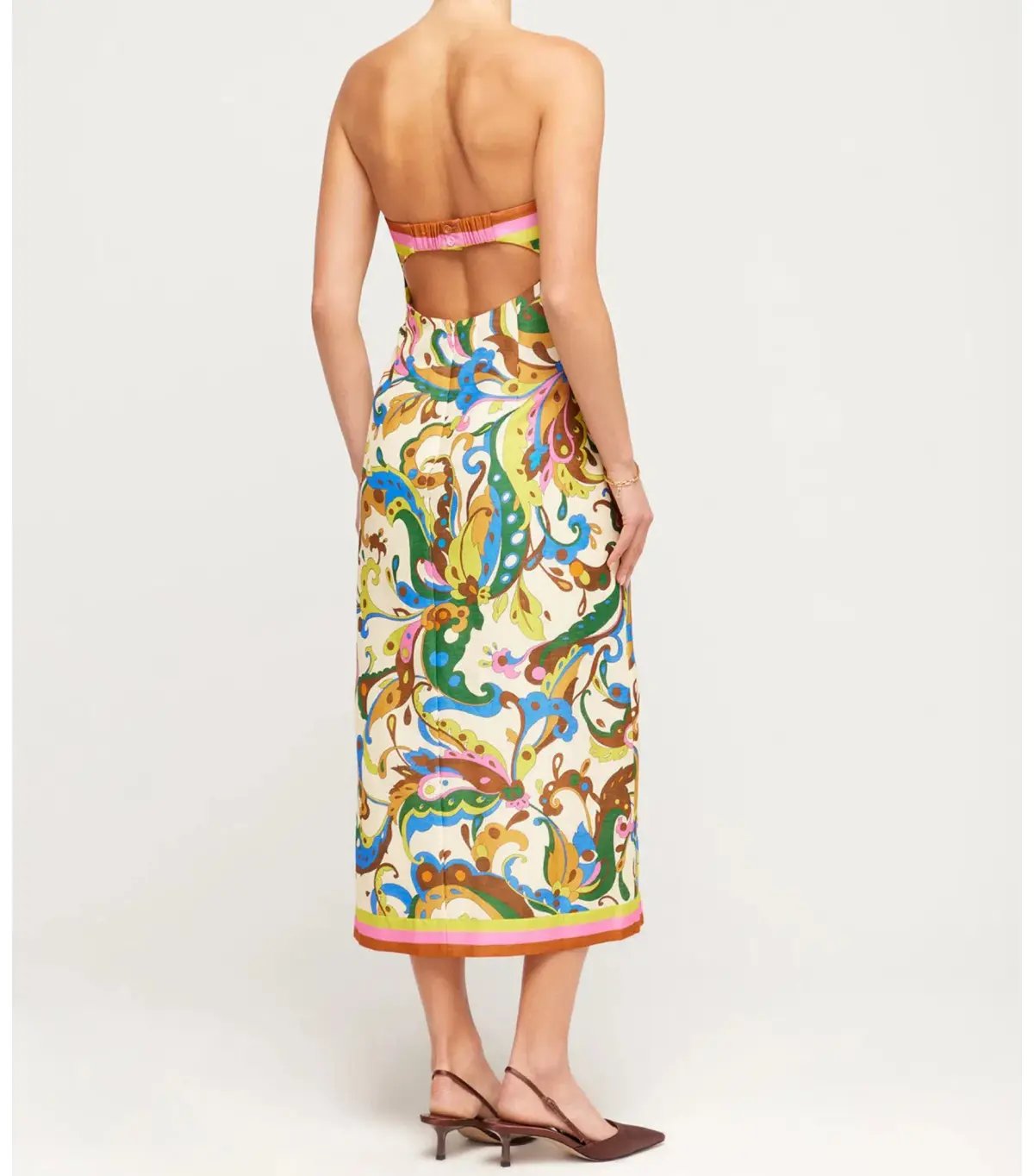 Alemais Ozma Strapless Dress Multi Size AU 6 photo 3