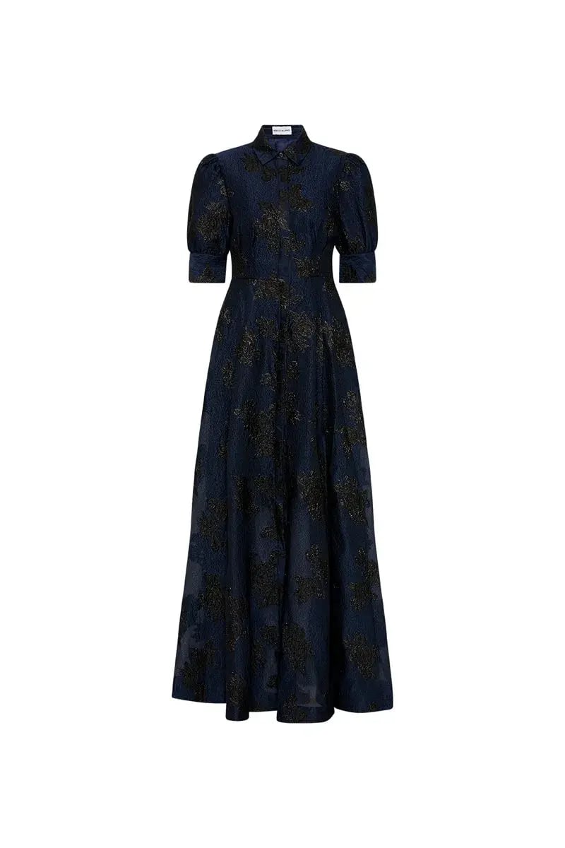 Rebecca Vallance Antoinette Gown Navy Size 8 photo 5