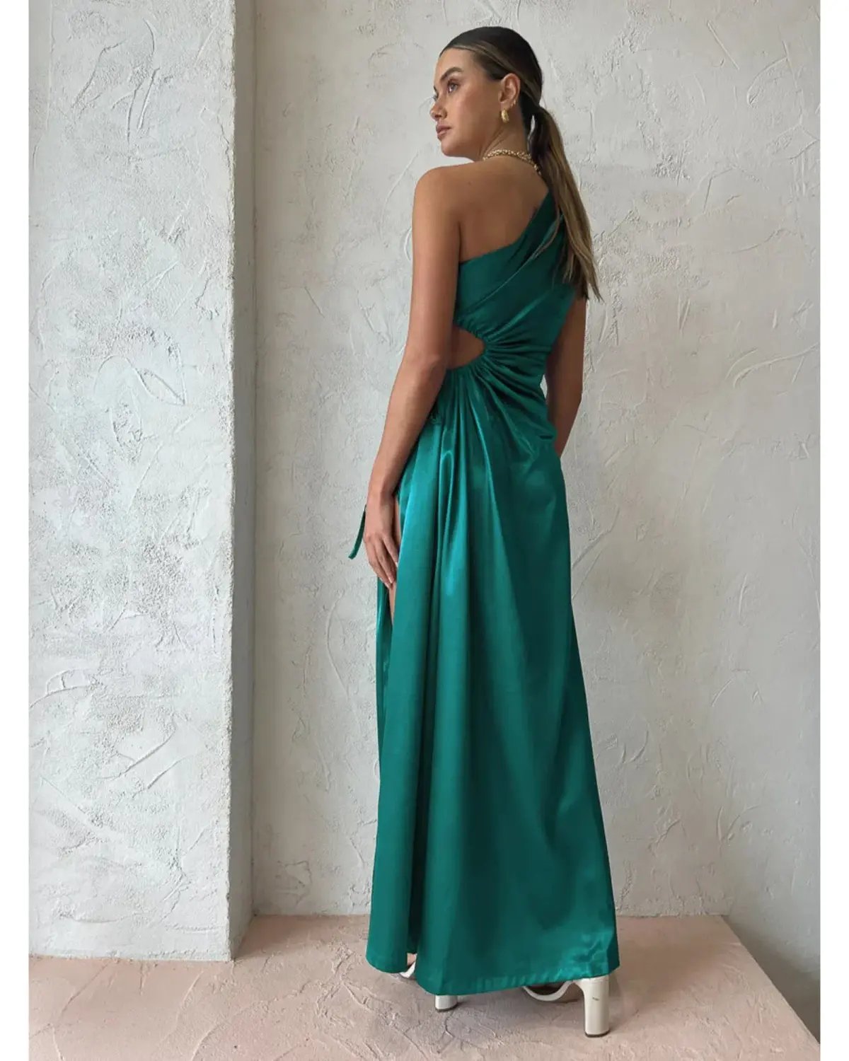 Sonya Moda Nour Emerald Maxi Dress Green Size AU 10 photo 4
