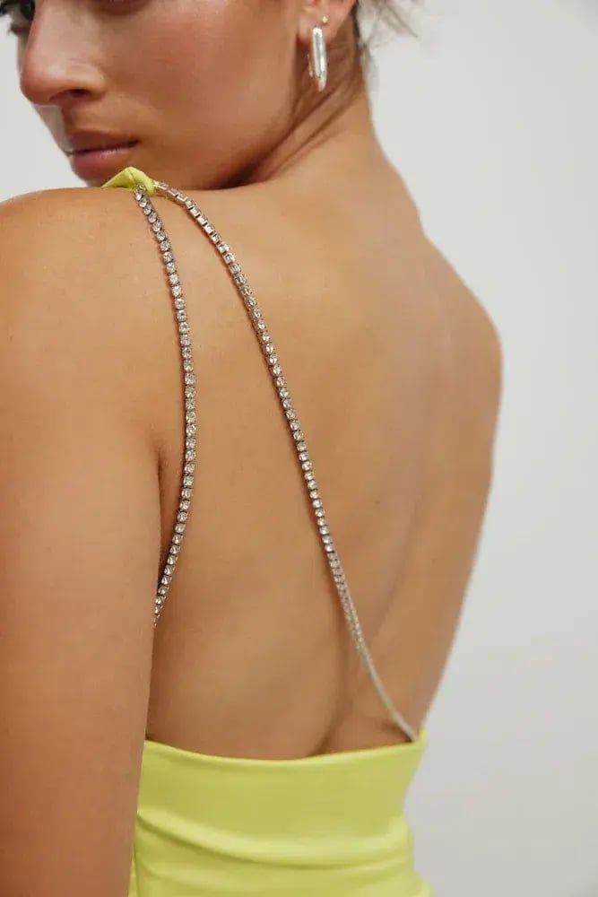 Lexi Samira Dress in Mojito Diamante Strap Size 8 photo 4