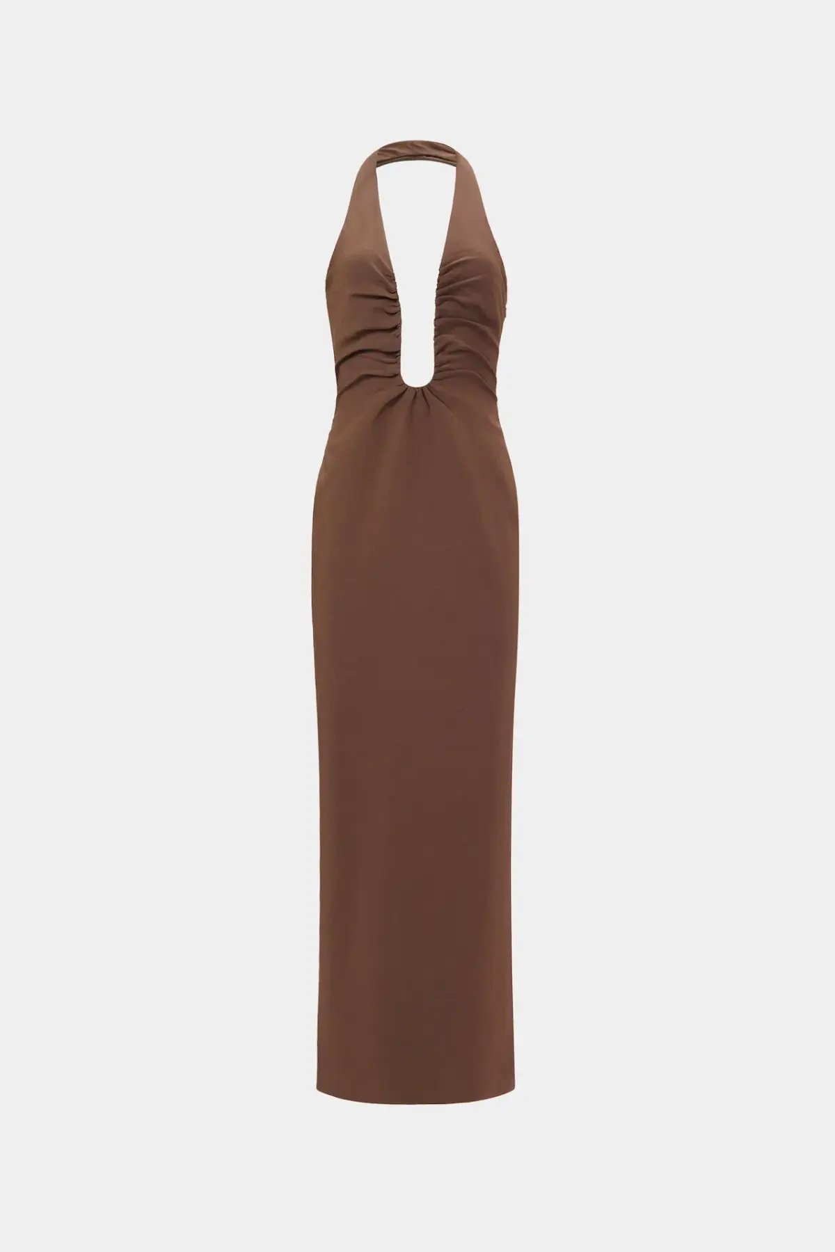 Misha The Alusia Maxi Dress Mink Brown Size 10/M photo 8