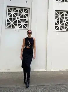 C/MEO COLLECTIVE Entropy Dress black size 4 photo 9