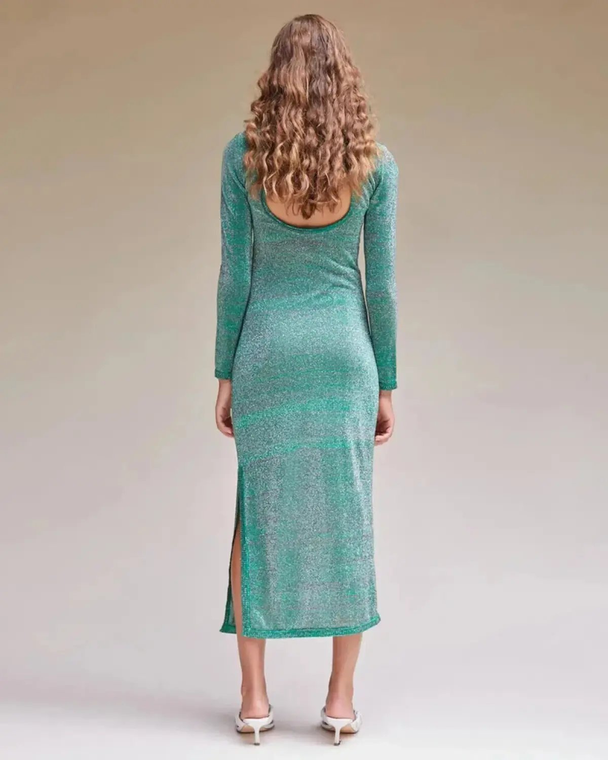 Suboo Aylish Long Sleeve Knit Dress Green Size Small / AU 10 photo 3