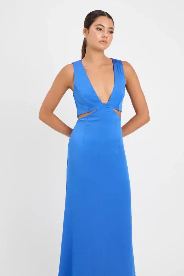 Kookai Milan Cut Out Dress Sapphire Size 36/AU 8 photo 2