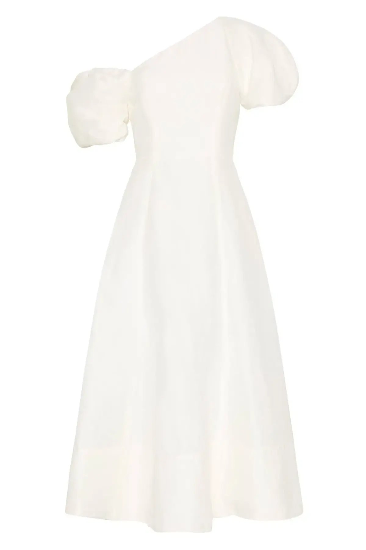 Aje Arista Tulip Sleeve Midi Dress Ivory Size AU 16 photo 15