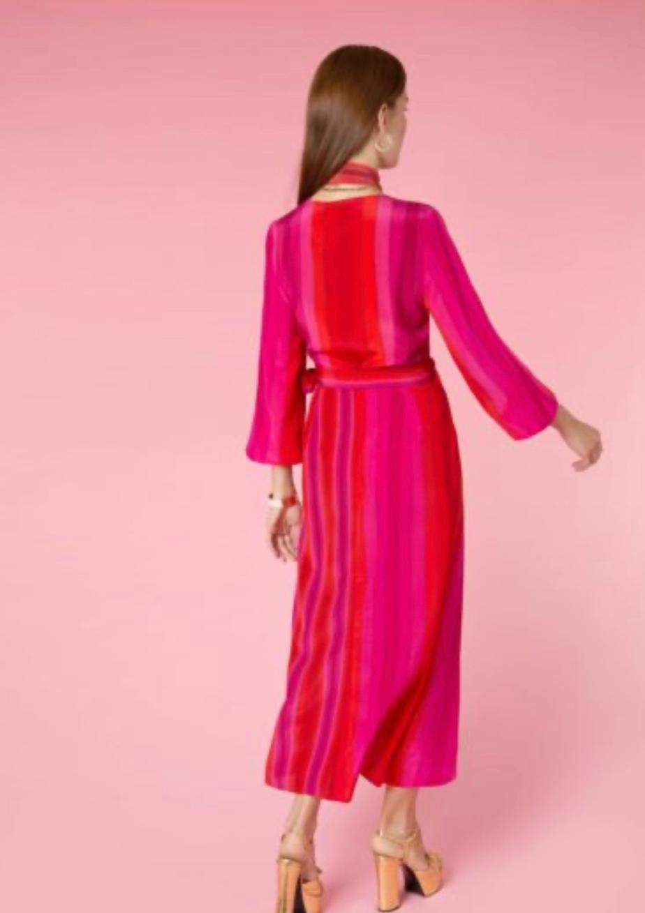 Rixo London Marni Studio Stripe Size AU 12 photo 4