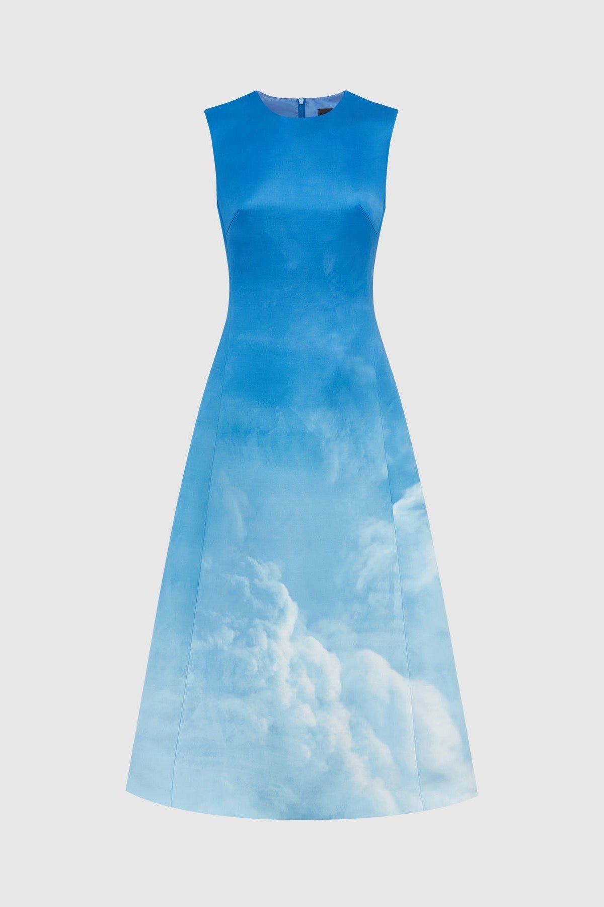 LEO LIN CLEO SLEEVELESS MIDI DRESS - AERIAL PRINT photo 4