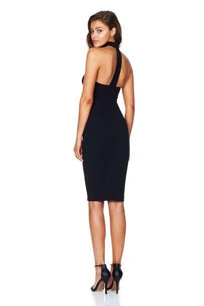 NOOKIE Frankie Bodycon Dress - Black - Size 8 photo 2