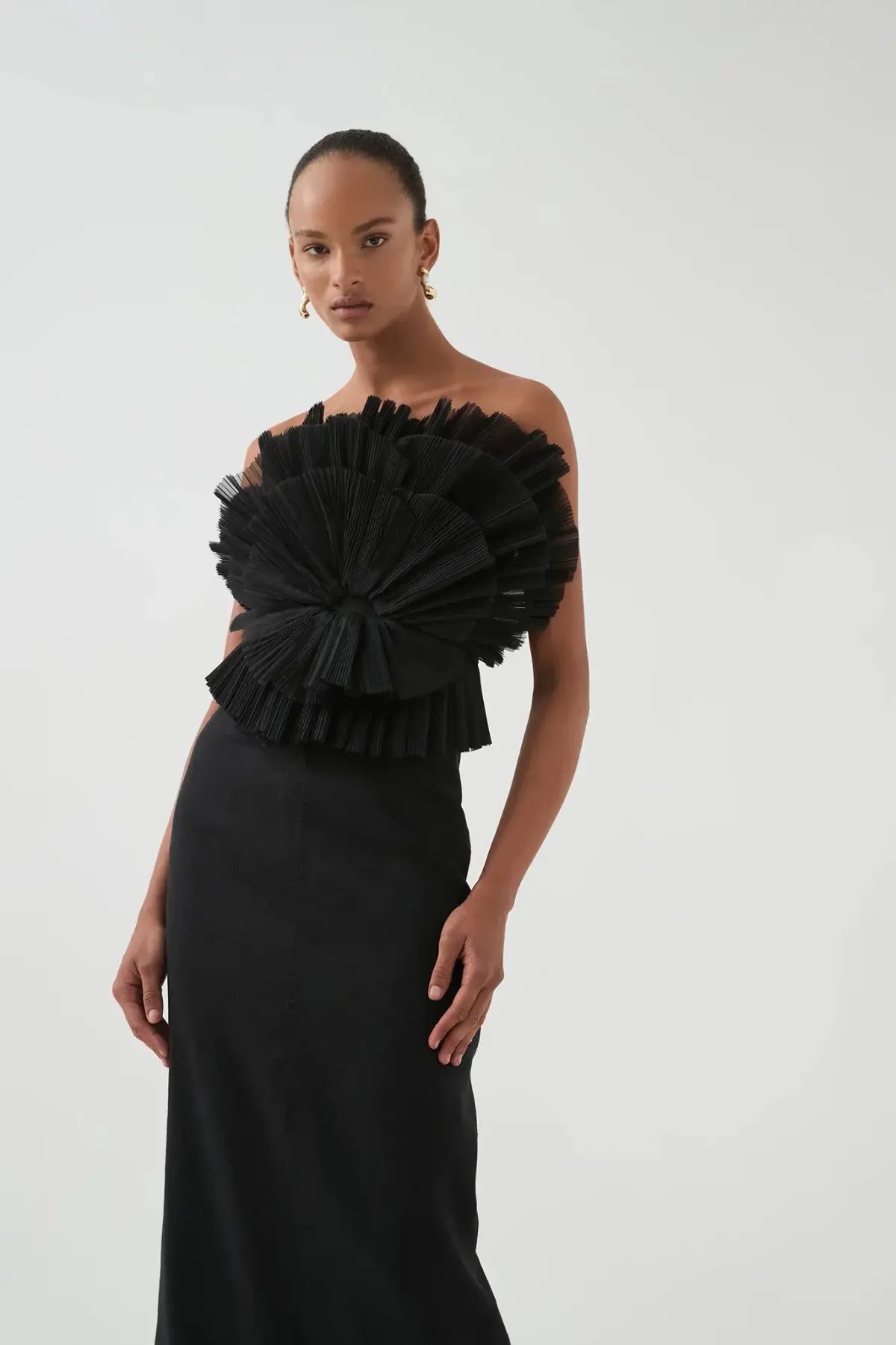 Aje Kira Midi Dress Black Size AU 8 photo 4
