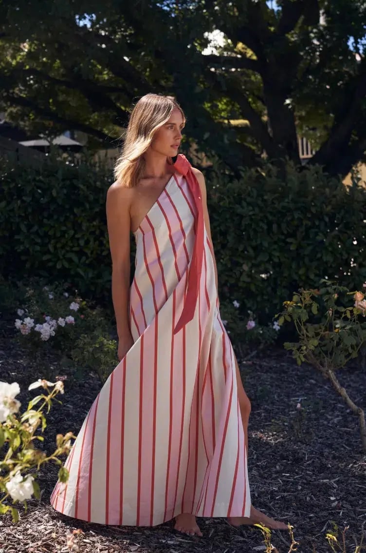 Aston Studio Mila Dress Hana Stripe Size 8 photo 3