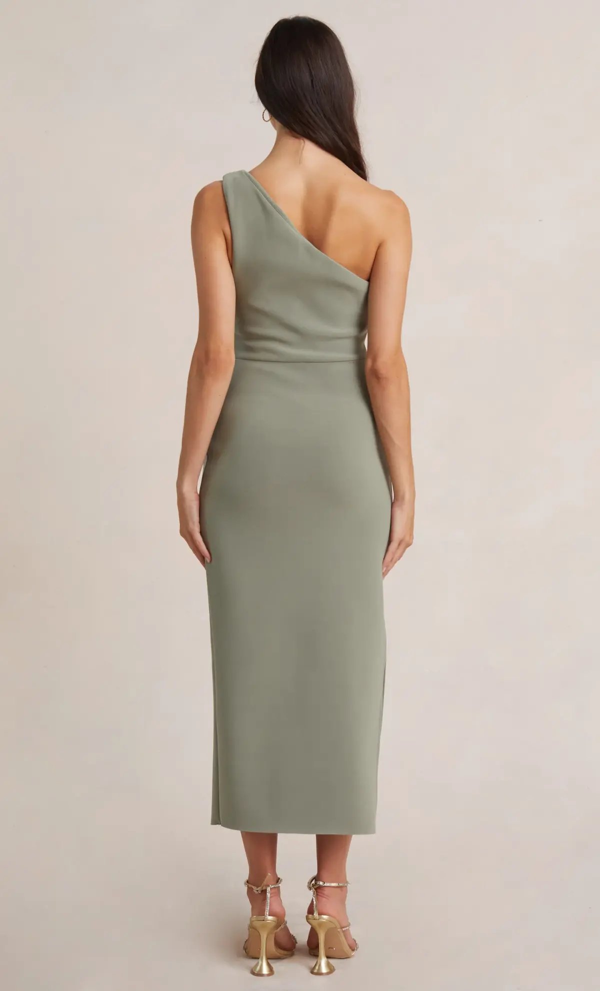 Bec & Bridge Be Mine Asym Dress Sage Size 6 photo 4