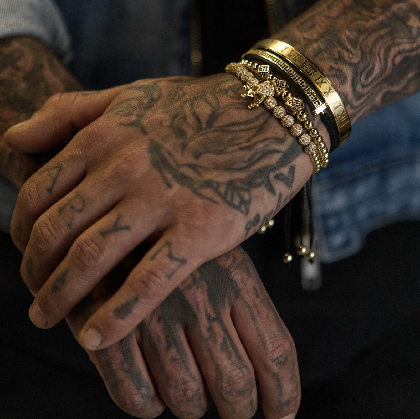 F With The King Bracelet - Gold photo 2