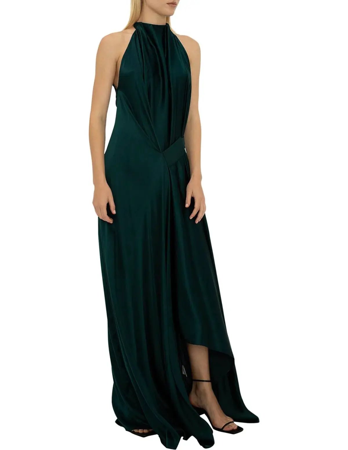 Bianca Spender Isabella Silk Gown Green Size 10 photo 5