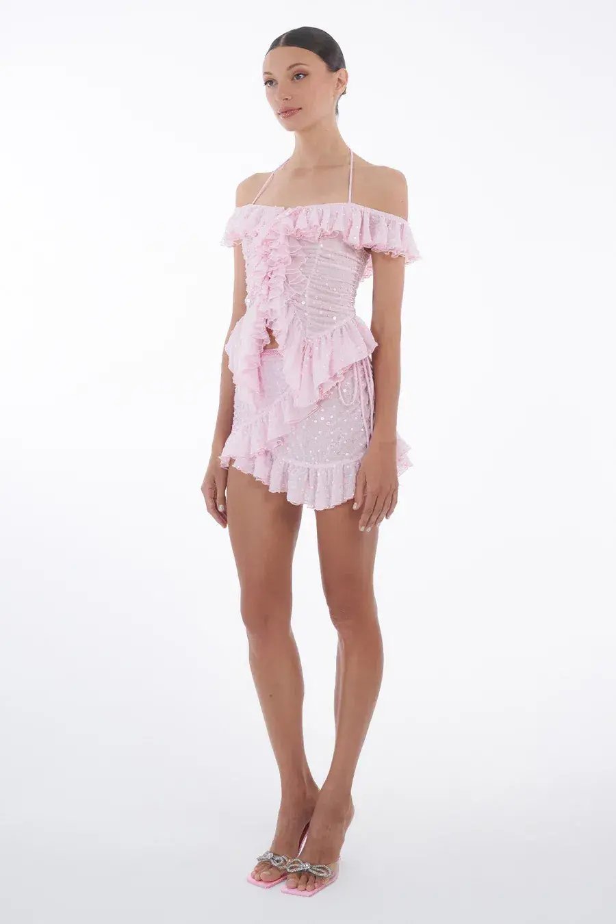 Dyspnea - Froncè Ruched Top Pink Size 12 photo 5