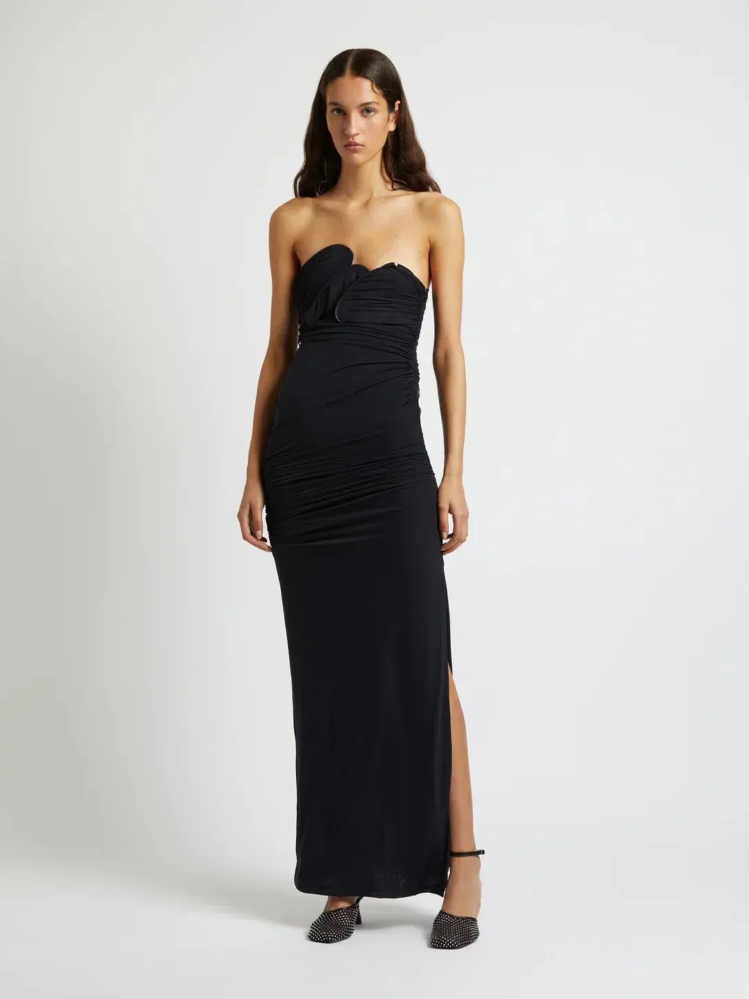 Christopher Esber Encompassed Looped Bodice Dress Black Size 8 / 8-10 AU photo 6