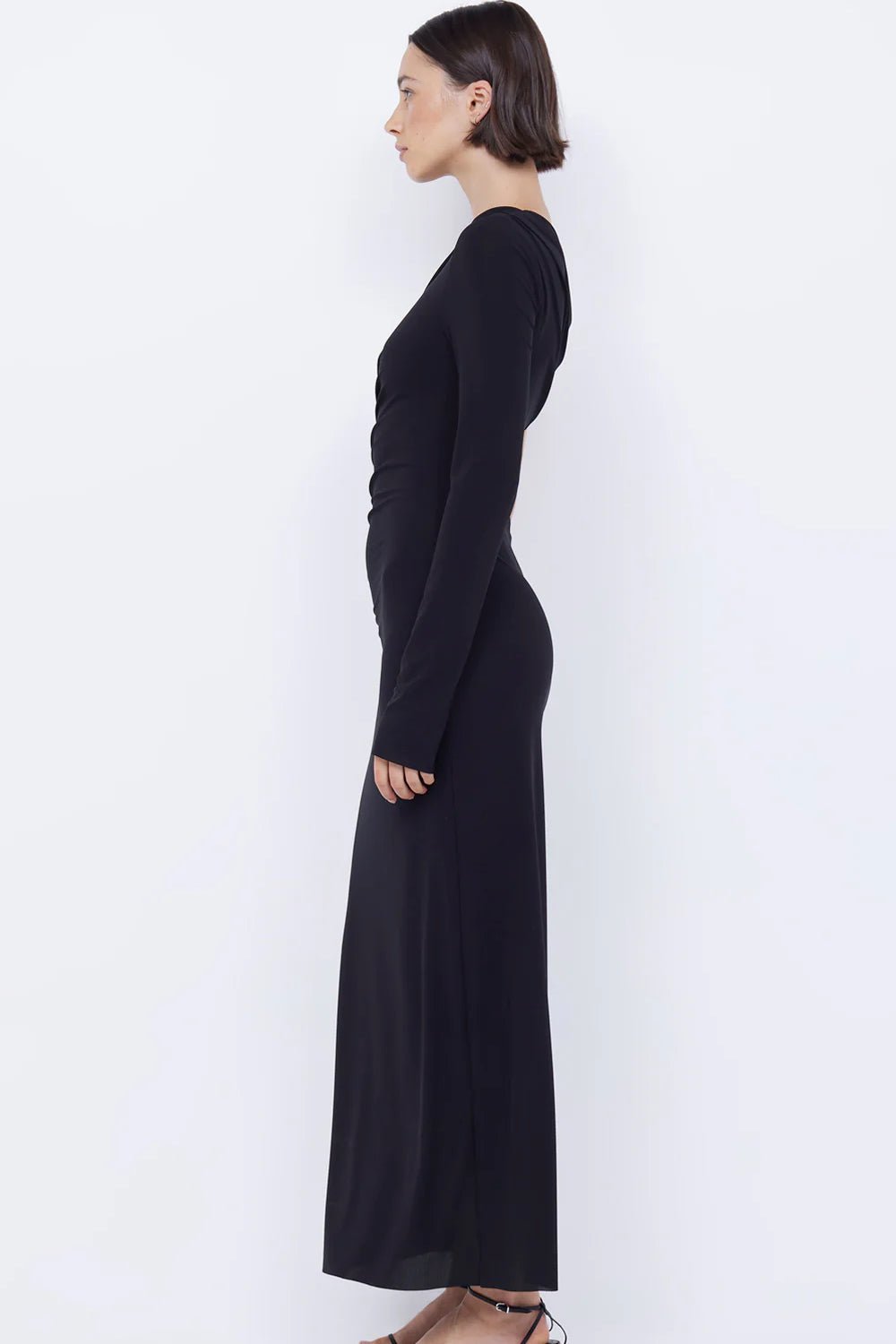 BEC & BRIDGE NABILA ASYM MIDI DRESS - BLACK photo 4