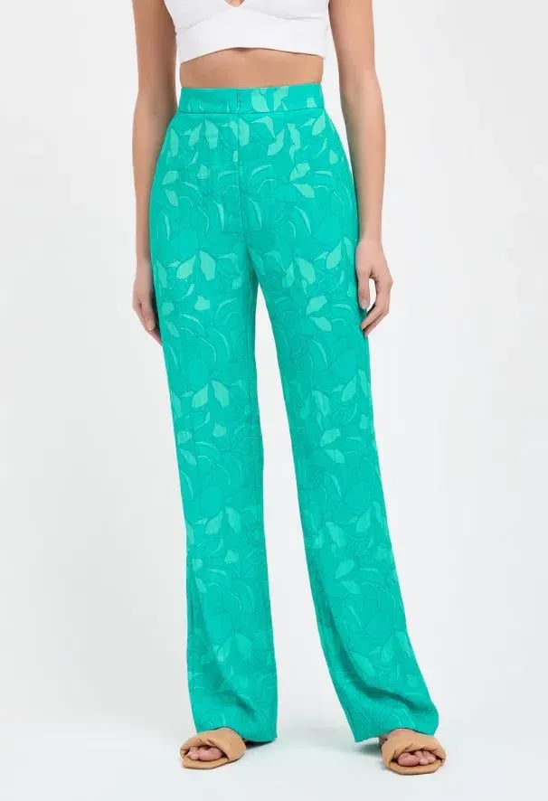 Kookai Annika Pants Aqua Green Size AU 14 photo 3