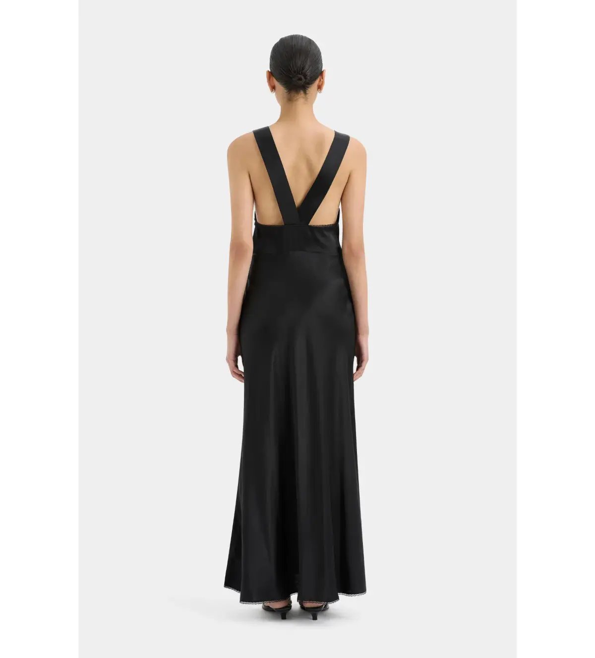 Sir the Label Aries Cut Out Gown Black Size 2 AU 10 photo 3