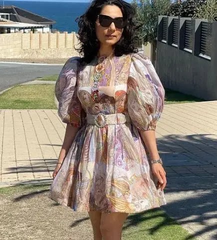 Zimmermann Kaleidoscope Puff Sleeve Mini Dress Multi Size 1 / AU 10 photo 6