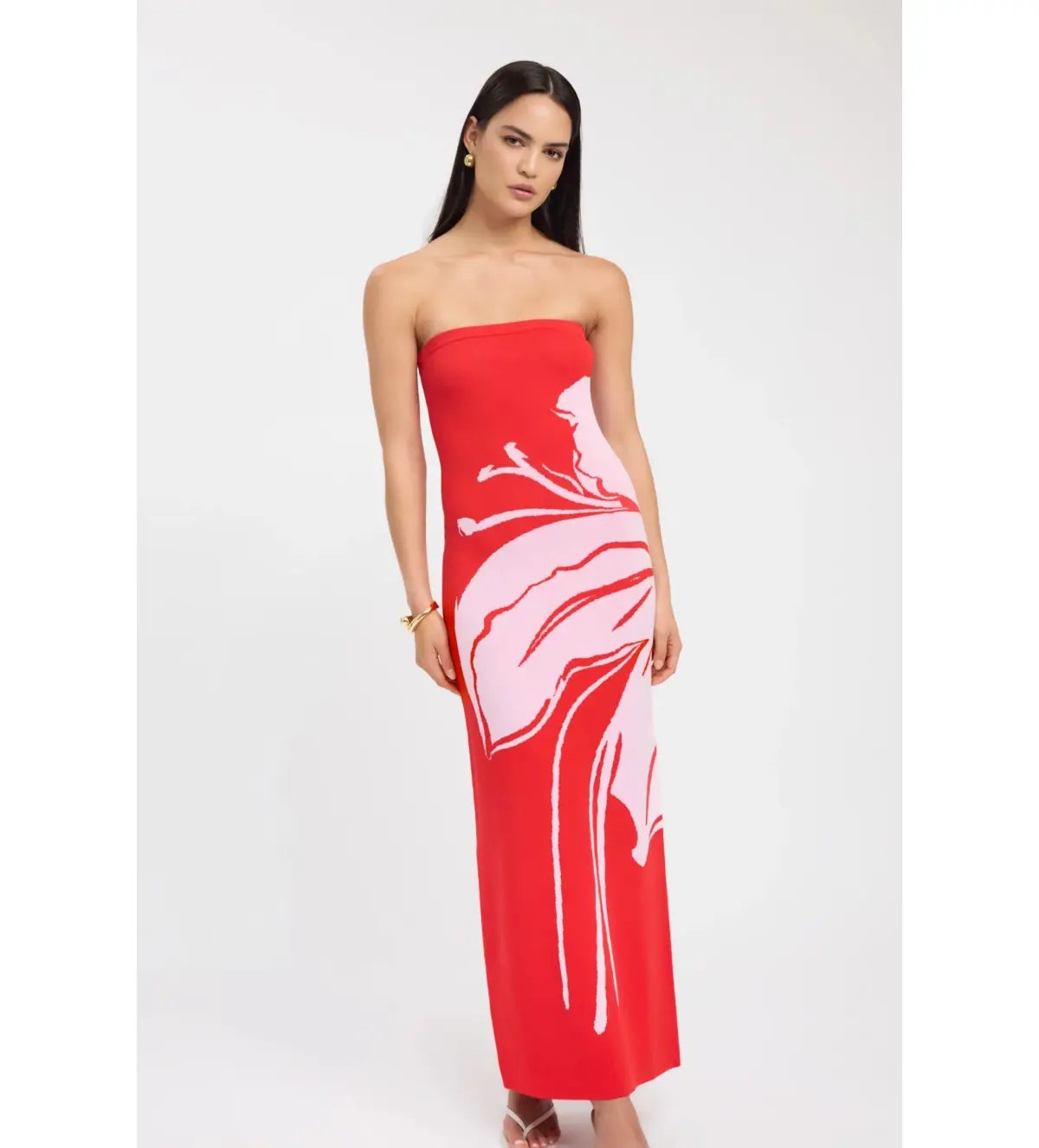 Kookai Aloha Strapless Dress Size 8 photo 2
