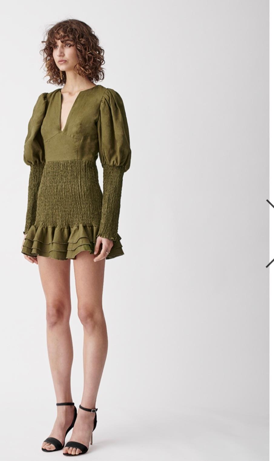 Joslin Studio - Morgan linen mini dress size 6 photo 3