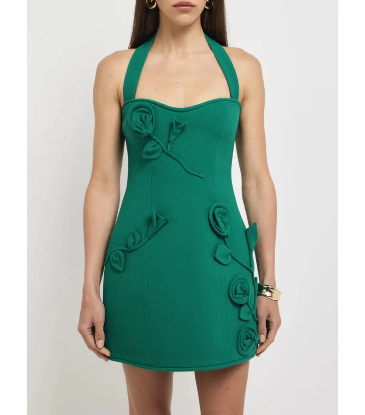 Sheike Maya Mini Dress Jade Green Size AU 14 photo 2