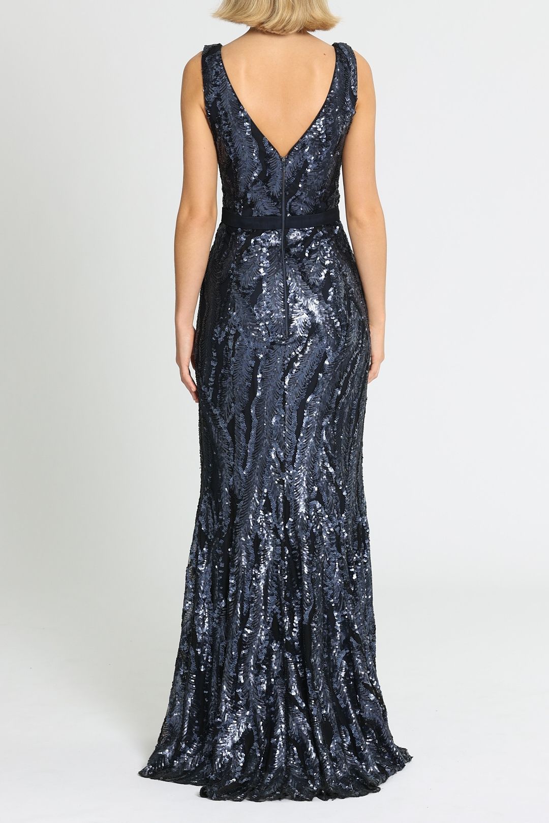 Aria Gown - Navy photo 3