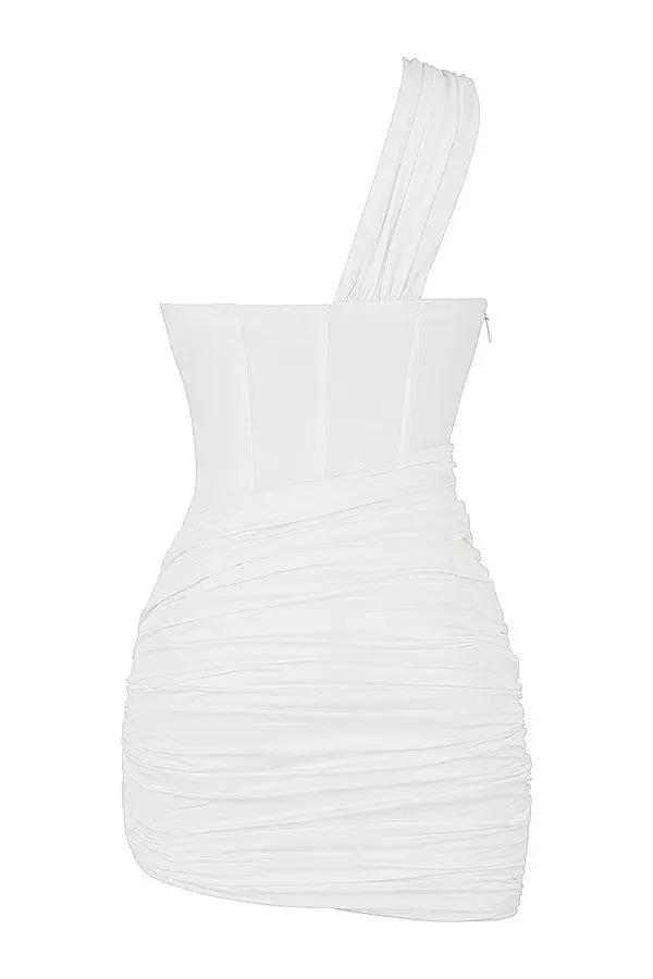 House of CB Clementine Cut Out Mini Dress White Size Small / Au 8 photo 6