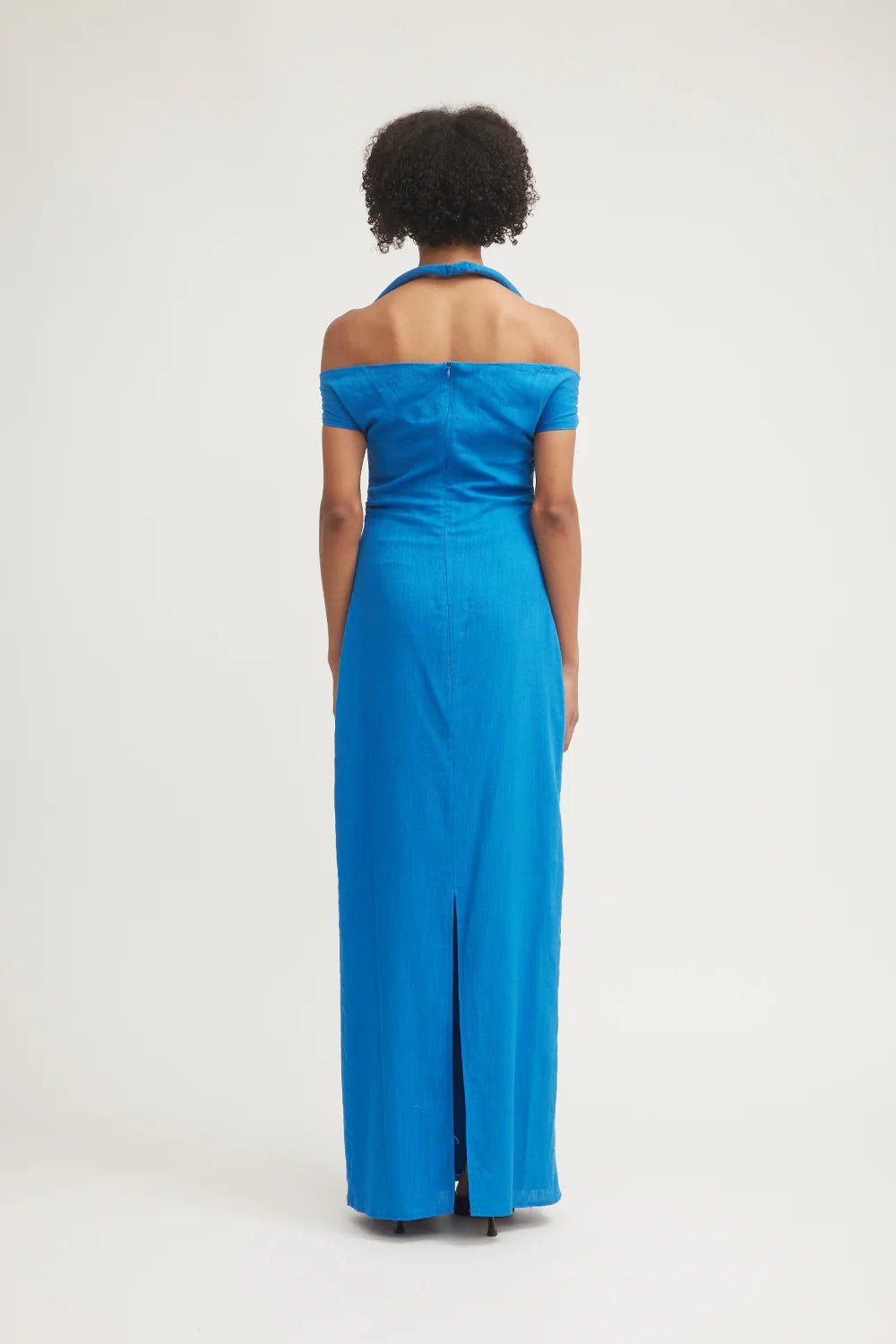 TOJHÀ RHODES DRESS - AZURE BLUE photo 6