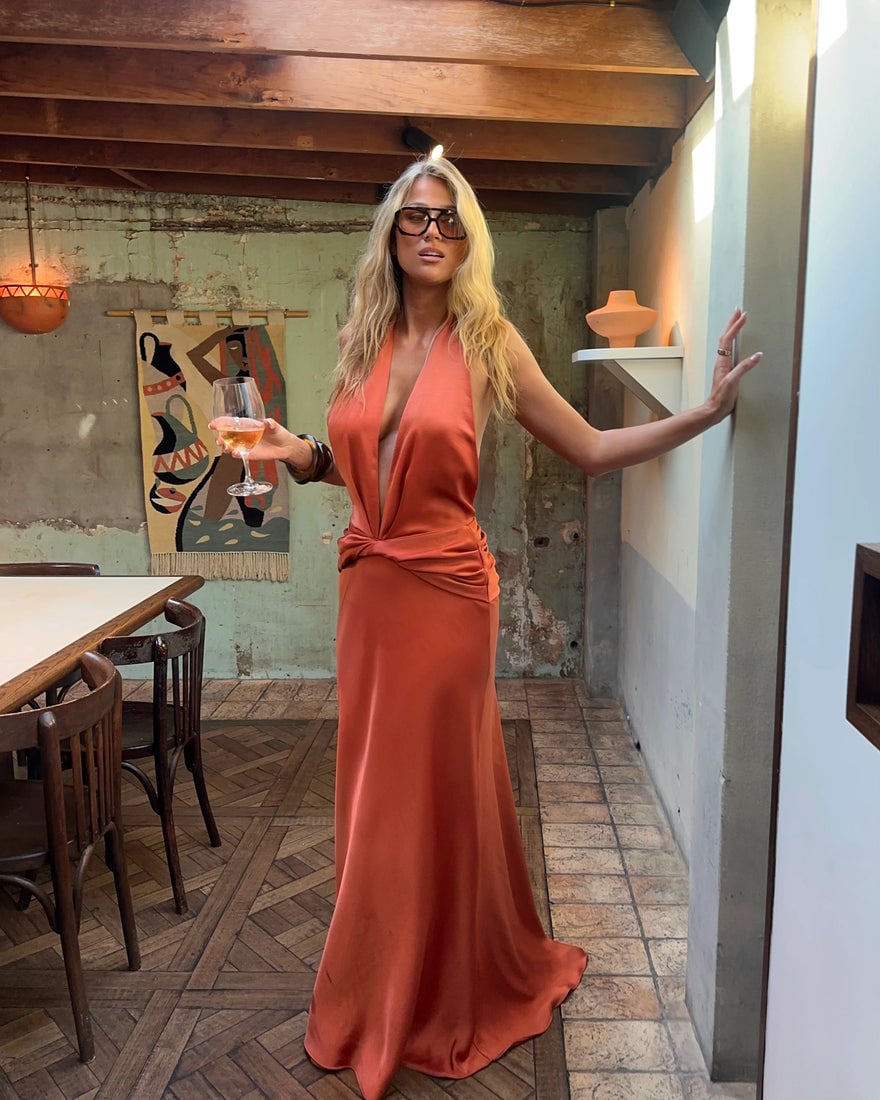 Arcina Ori Francesa Dress - Coral photo 3