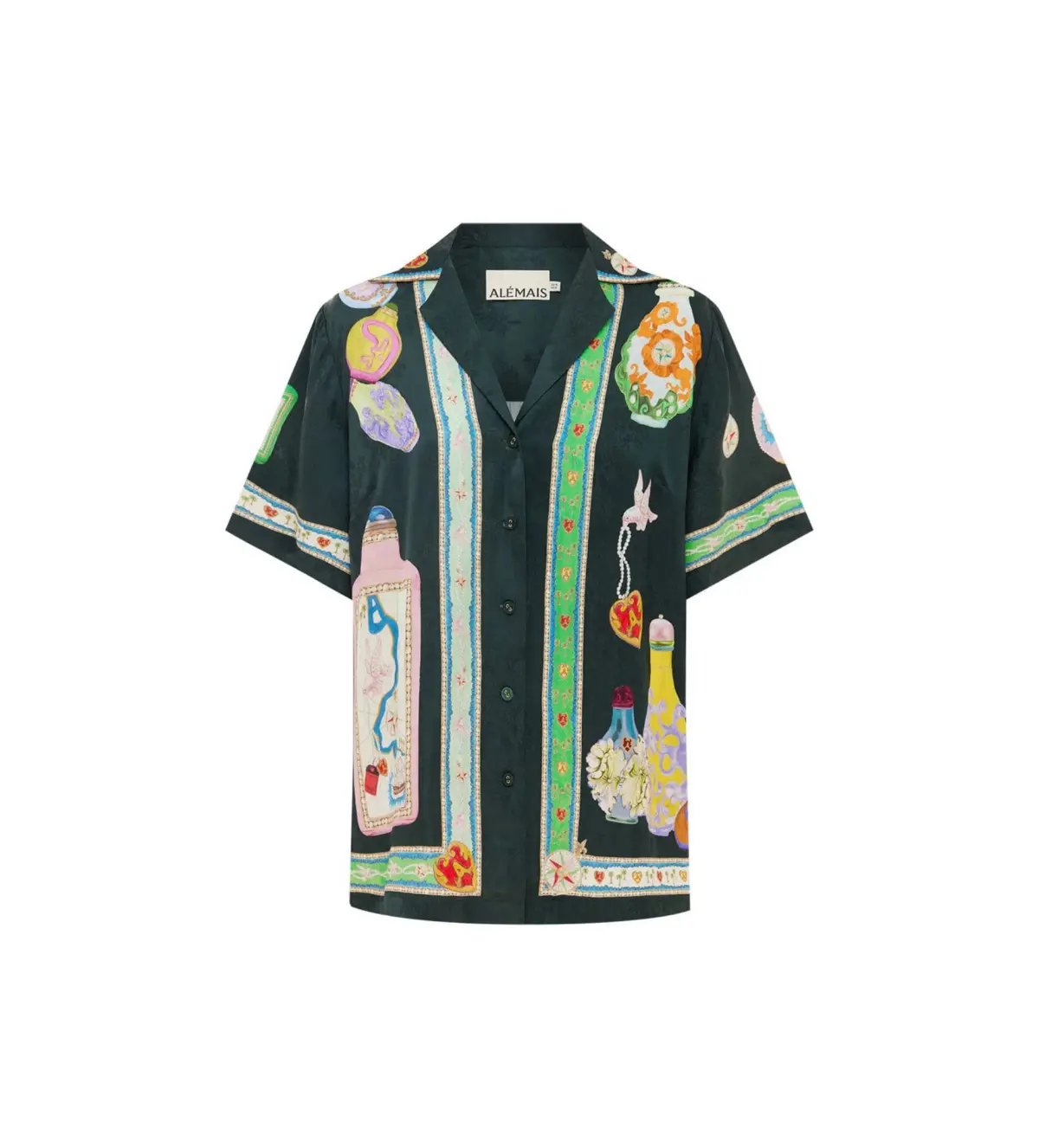 Alemais Royal Shirt and Pant Set Green Size AU 8 photo 3