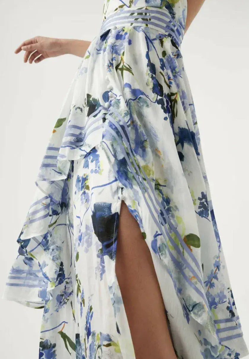 Aje Sienna Maxi Dress in Lavenders Of Provence Size 4 photo 5