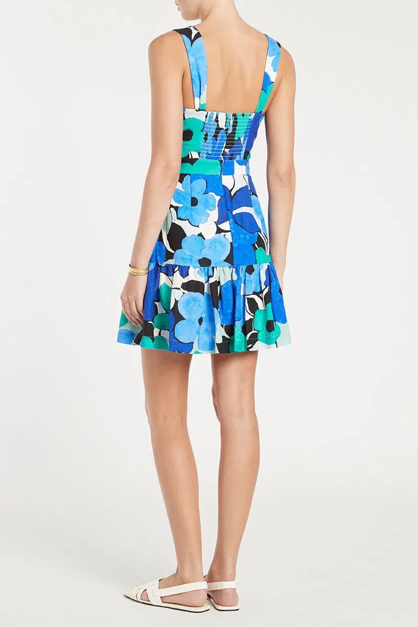 Rebecca Vallance Puglia Mini Dress Floral Size 10 photo 3
