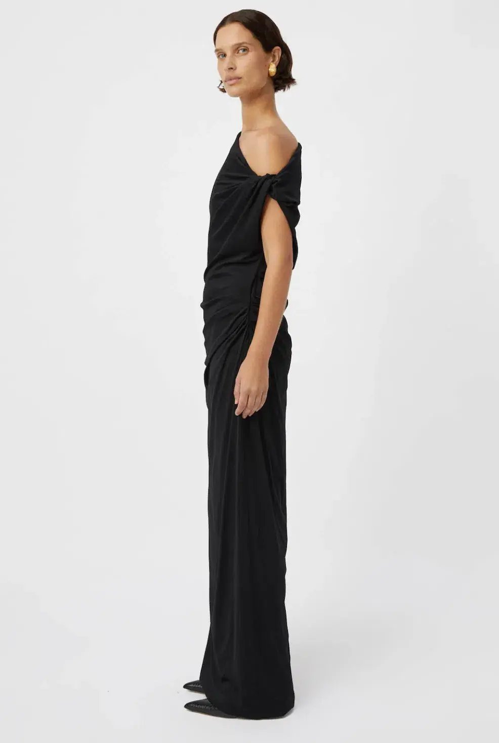 Camillla & Marc Annalise Gown Black Size 12 photo 2